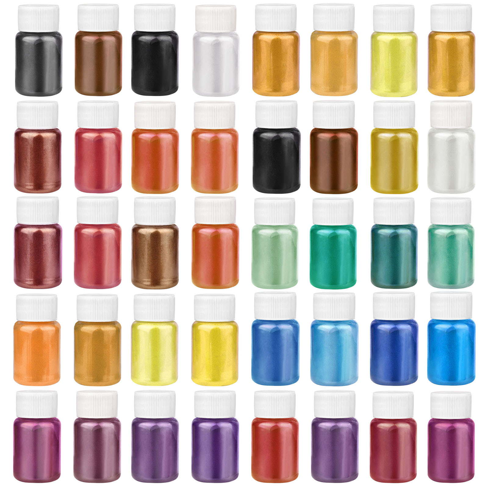4 Colors/Set Pearlescent Powde - огляд і ціна Resin Pigment Set