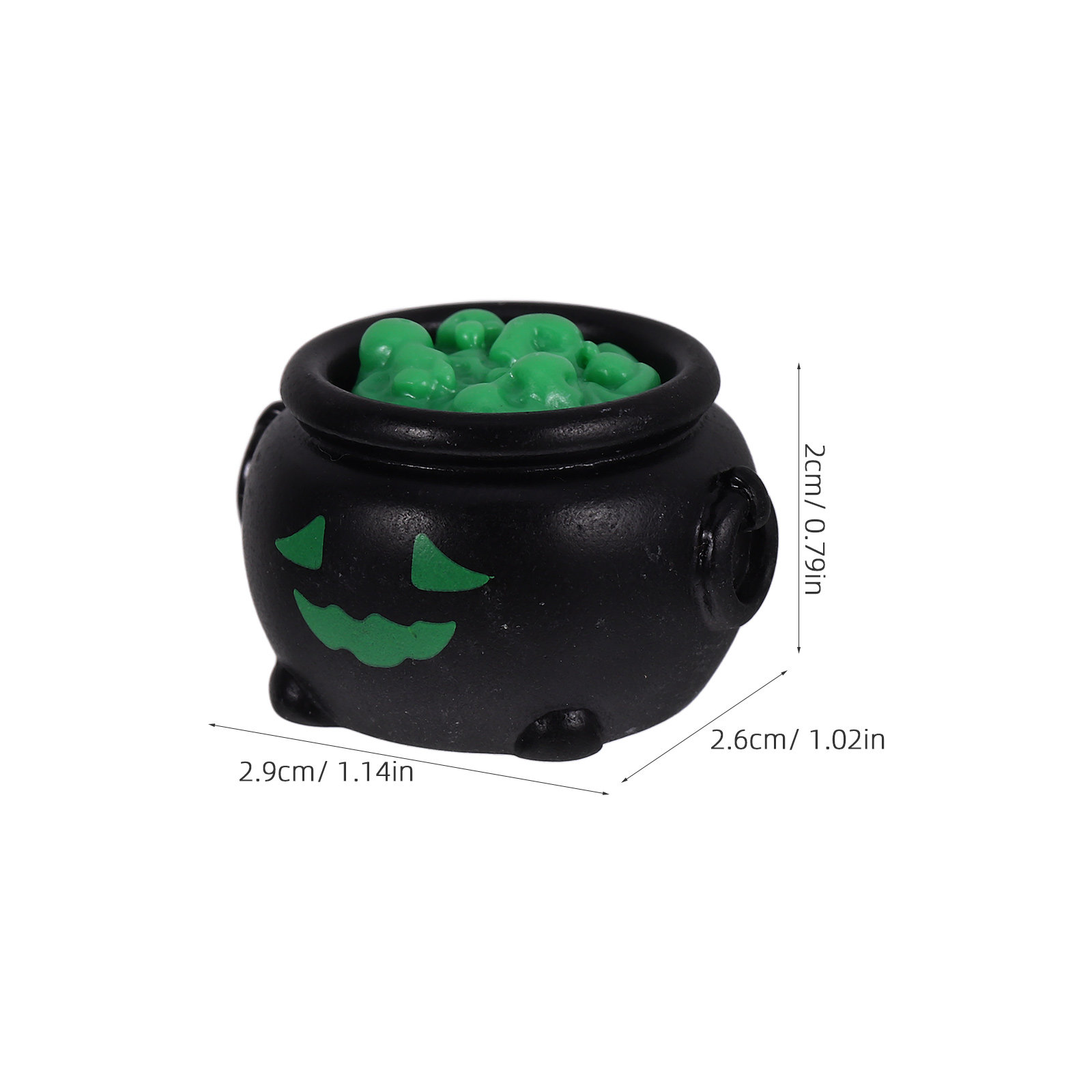 10Pcs Miniature Witch Cauldron - огляд і ціна Crafting Resin