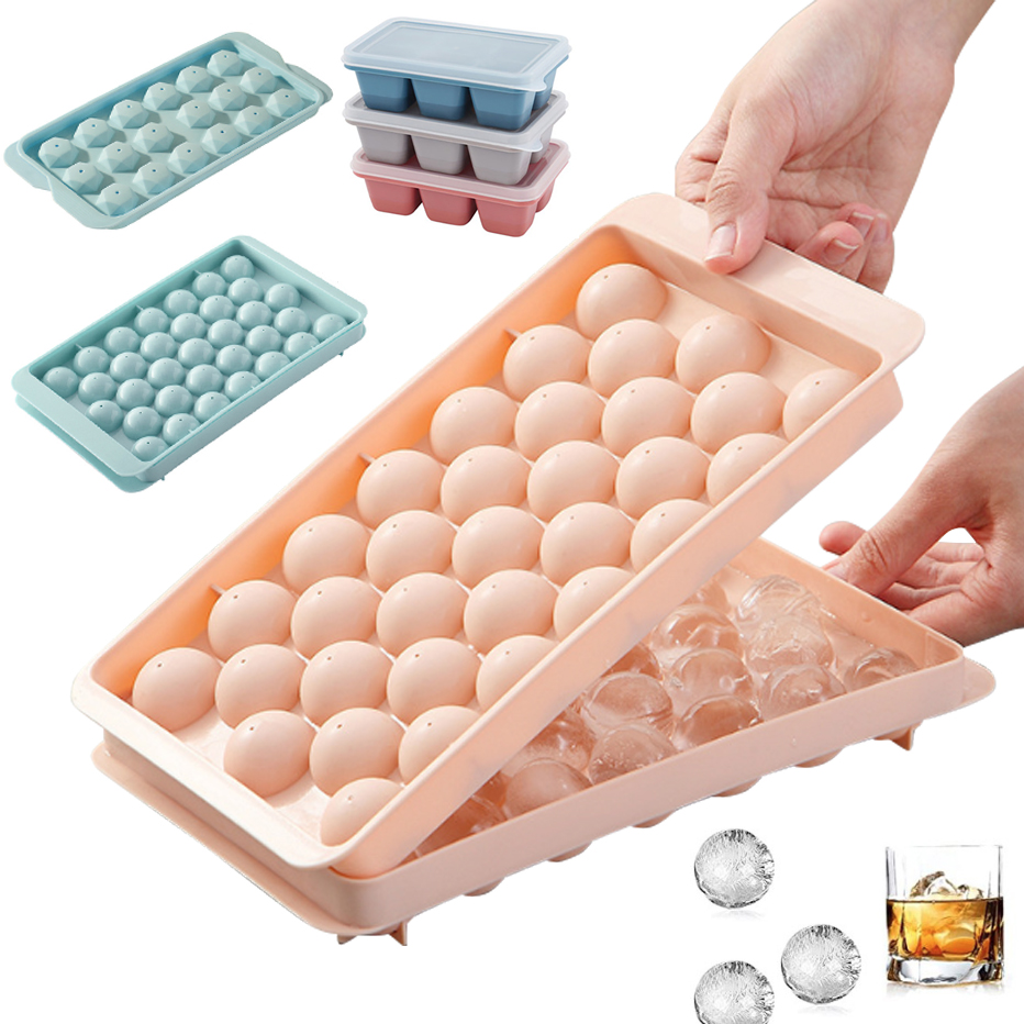 3D Round Ice Cube Tray with Li - огляд і ціна Coaster Mold Round