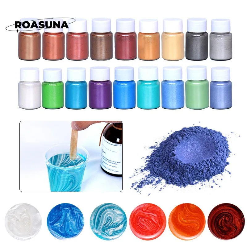 24 Colors Mica Pearl Powder fo - огляд і ціна Resin Pigment Set