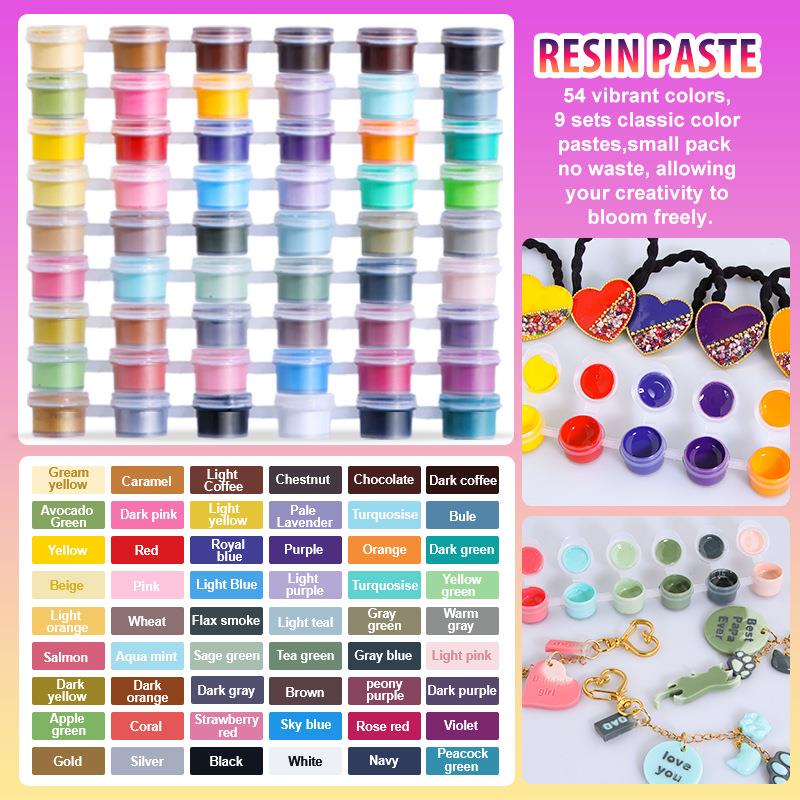 6colors/Set Paste Pigment UV R - огляд і ціна Resin Pigment Set