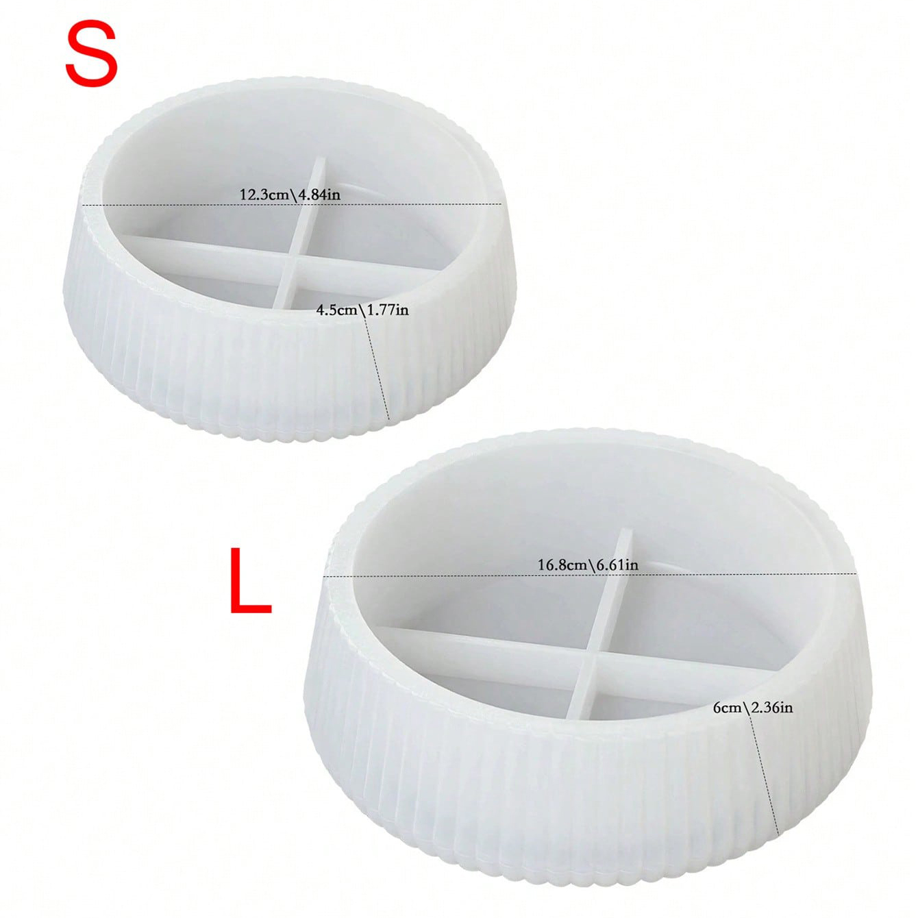 1pc Oversized Round Striped St - огляд і ціна Coaster Mold Round